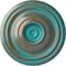 Ekena Millwork Traditional Ceiling Medallion (Fits Canopies up to 4"), 14 3/4"OD x 1 3/4"P, Copper Green Patina CM14TRCGS - alternate 1